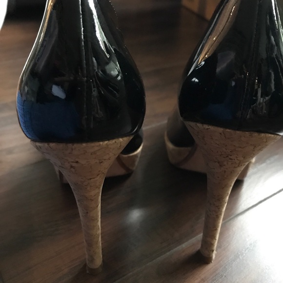 Cole Haan NikeAir Patent Leather Peep Toe Pump - Picture 5 of 5